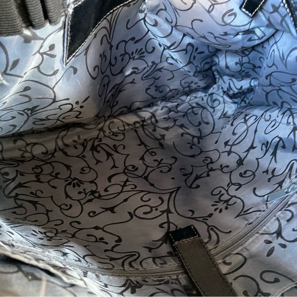 Buxton Elegant Black Leather Tote Bag - Picture 5 of 5